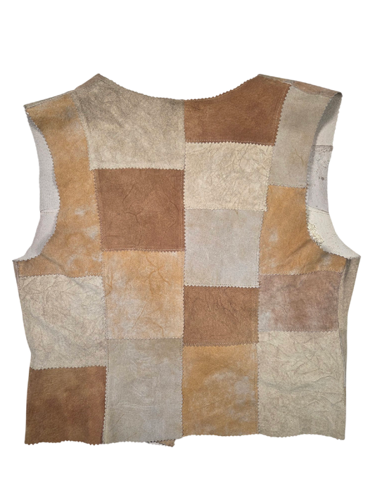 Gilet en cuir Vera Pelle — Taille 46