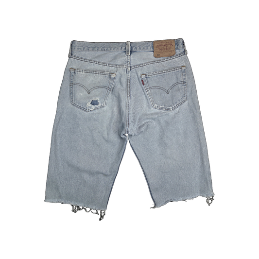 Short Levi's 501 denim bleu clair