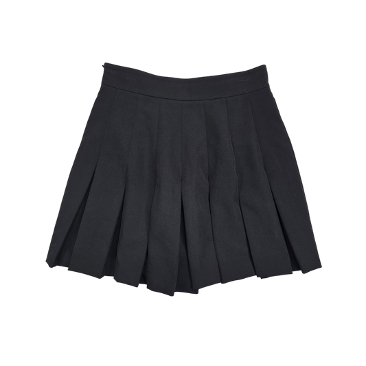 Jupe plissée noire Liu Jo boutons dorés