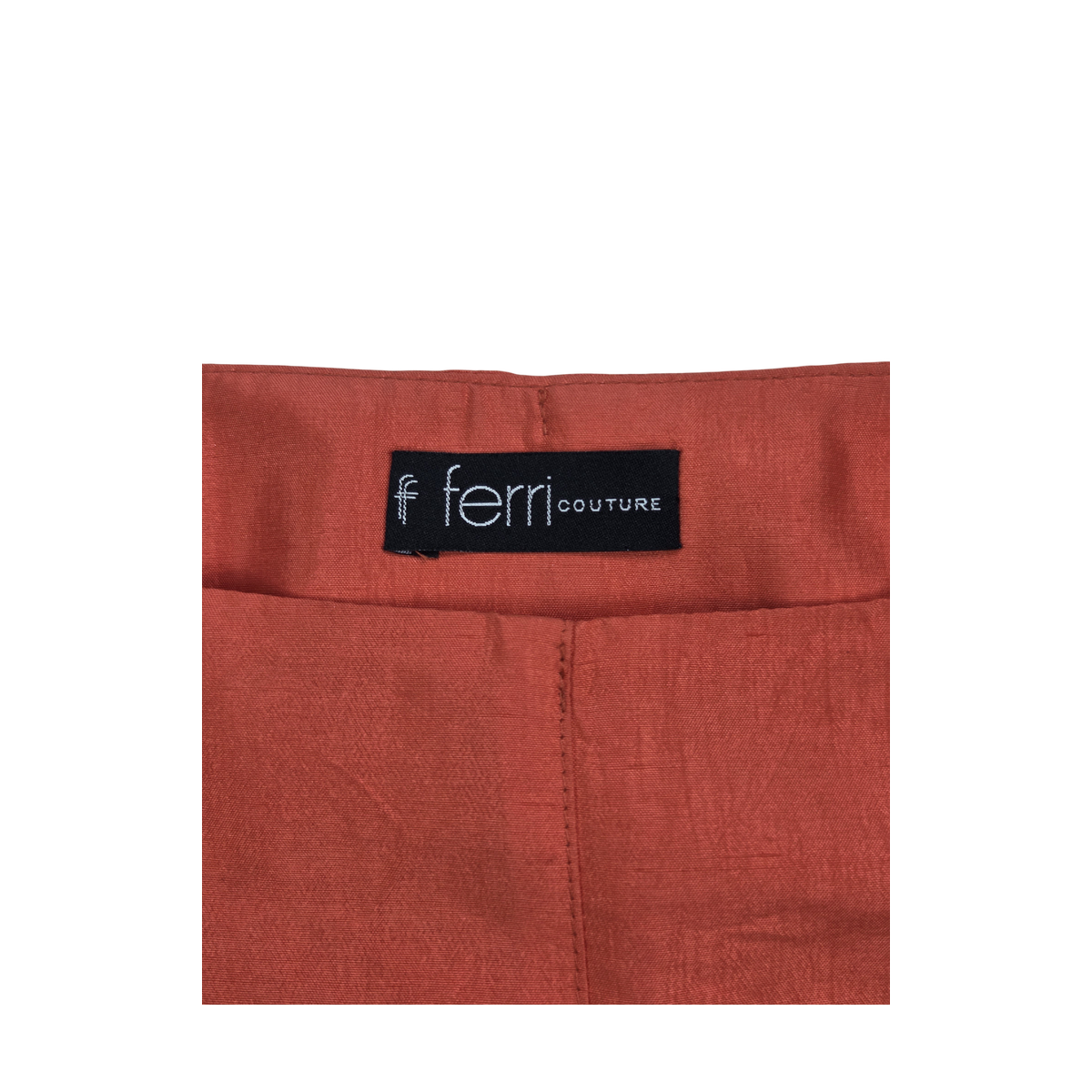 Jupe longue sirène orange corail Fabiana Ferri