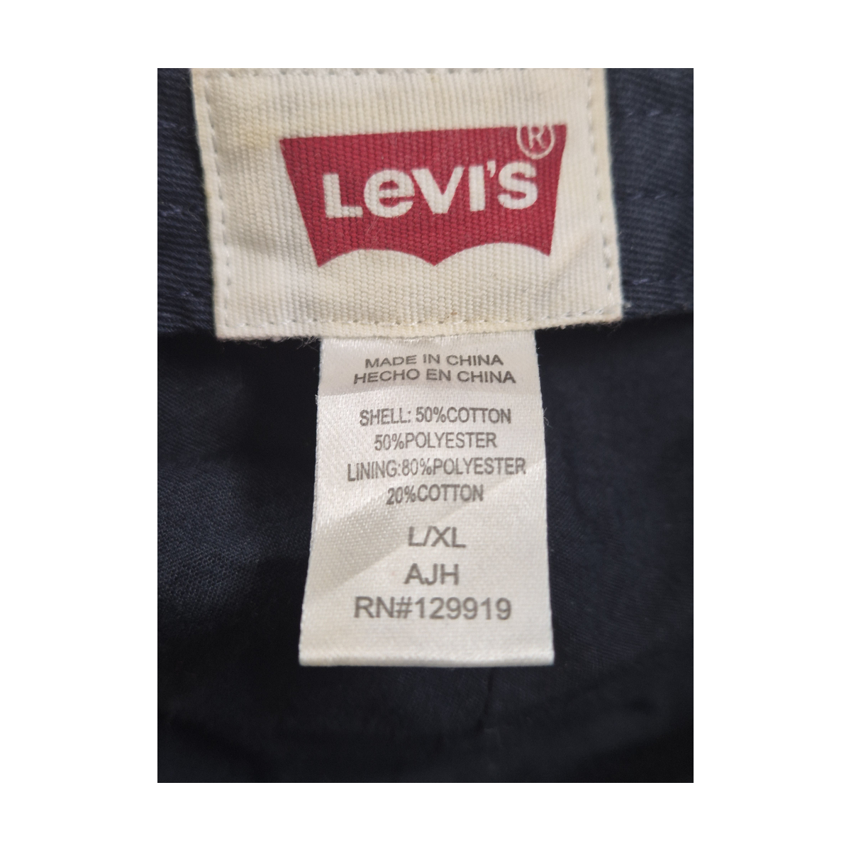 Casquette plate Levi's bleue chinée