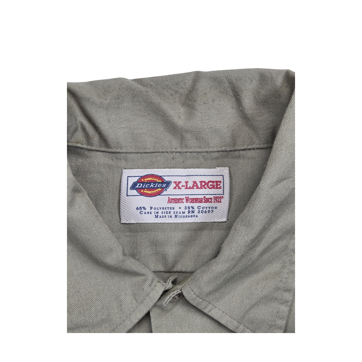 Chemise Dickies manches courtes kaki