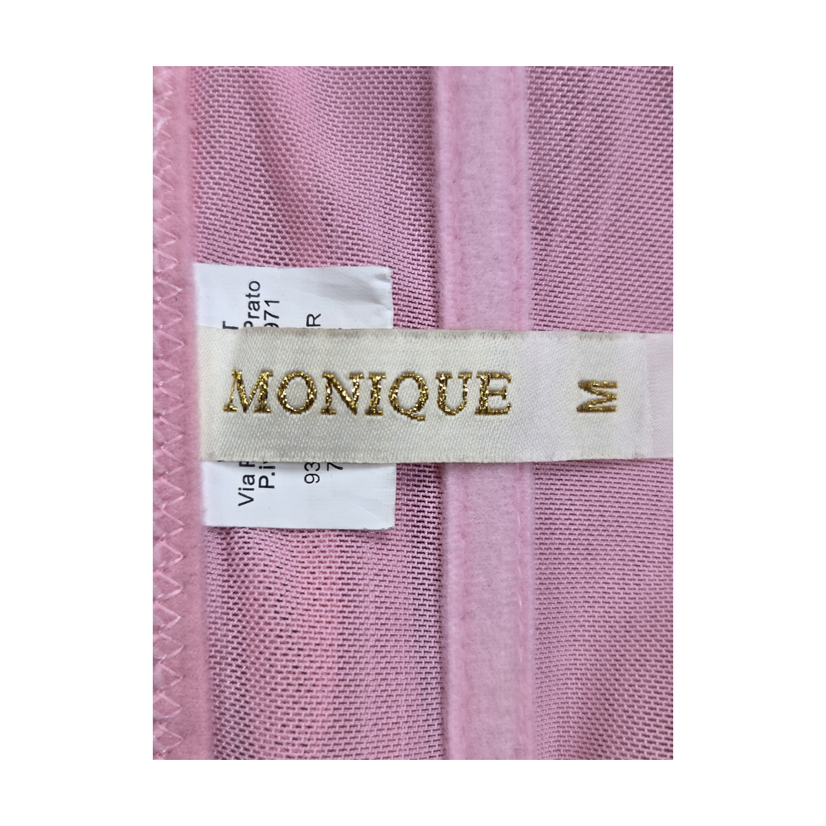 Corset Monique rose pâle structuré