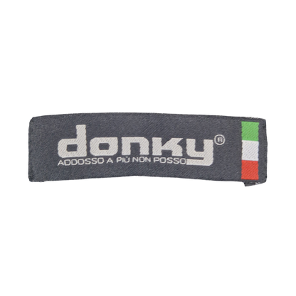 Gilet donky noir brillant clouté