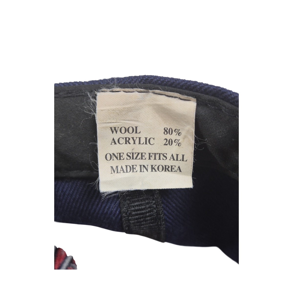 Casquette Chicago 2001 bleu marine et rouge