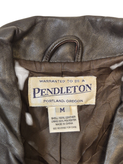 Veste en cuir Pendleton