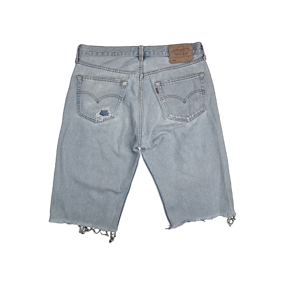 Short Levi's 501 denim bleu clair