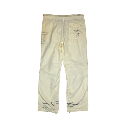 Pantalon jaune clair Jet Set The Wave imprimé tigre