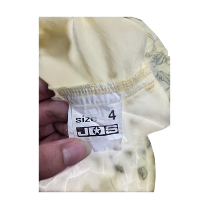 Pantalon jaune clair Jet Set The Wave imprimé tigre