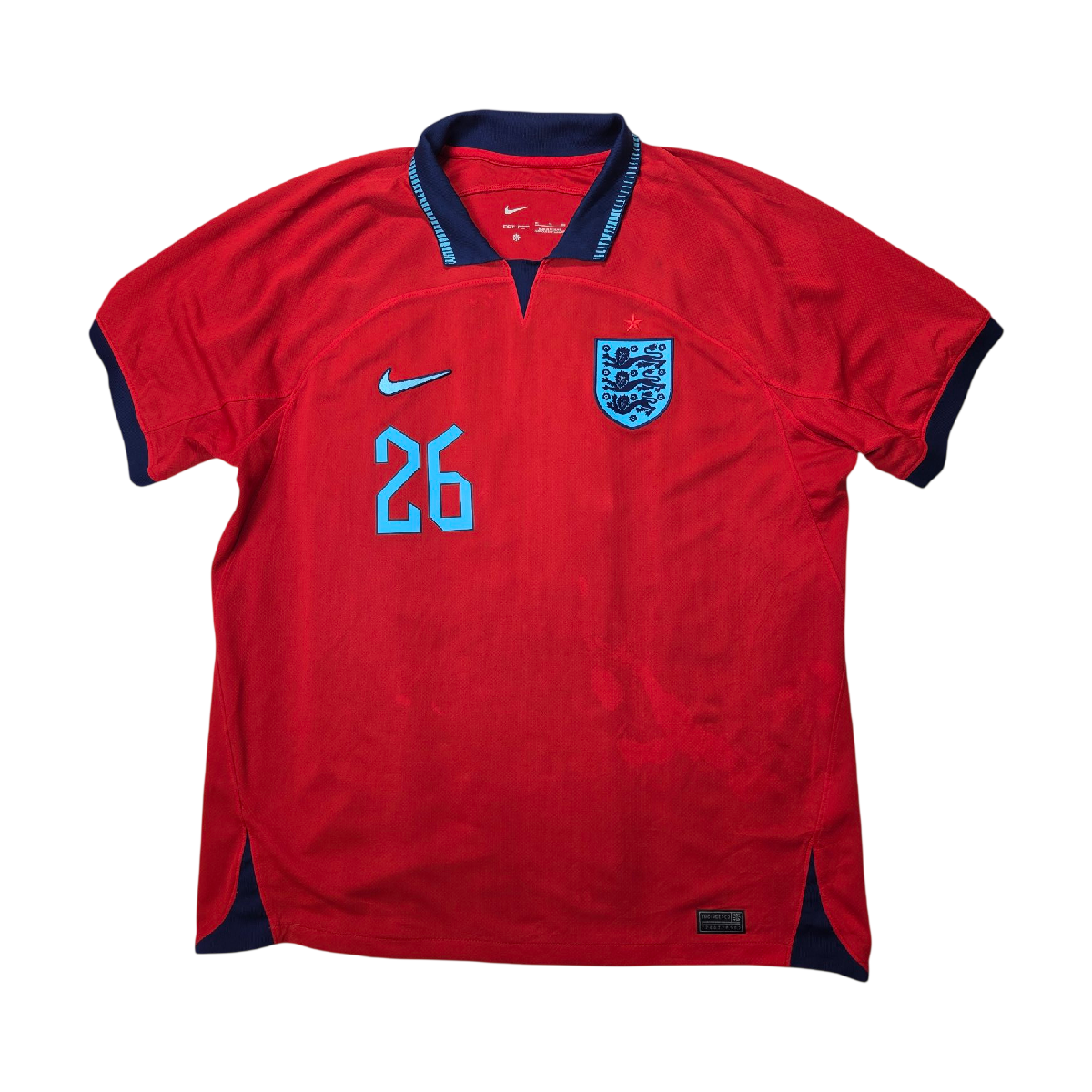 Maillot de foot d'Angleterre