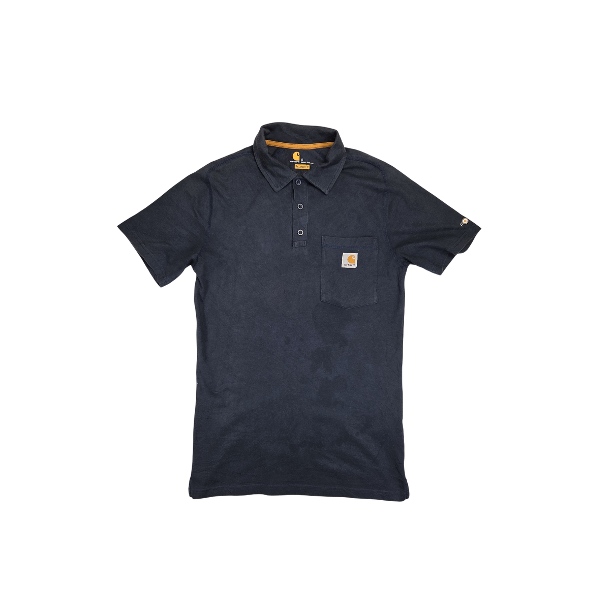 Polo Carhartt bleu marine poche poitrine
