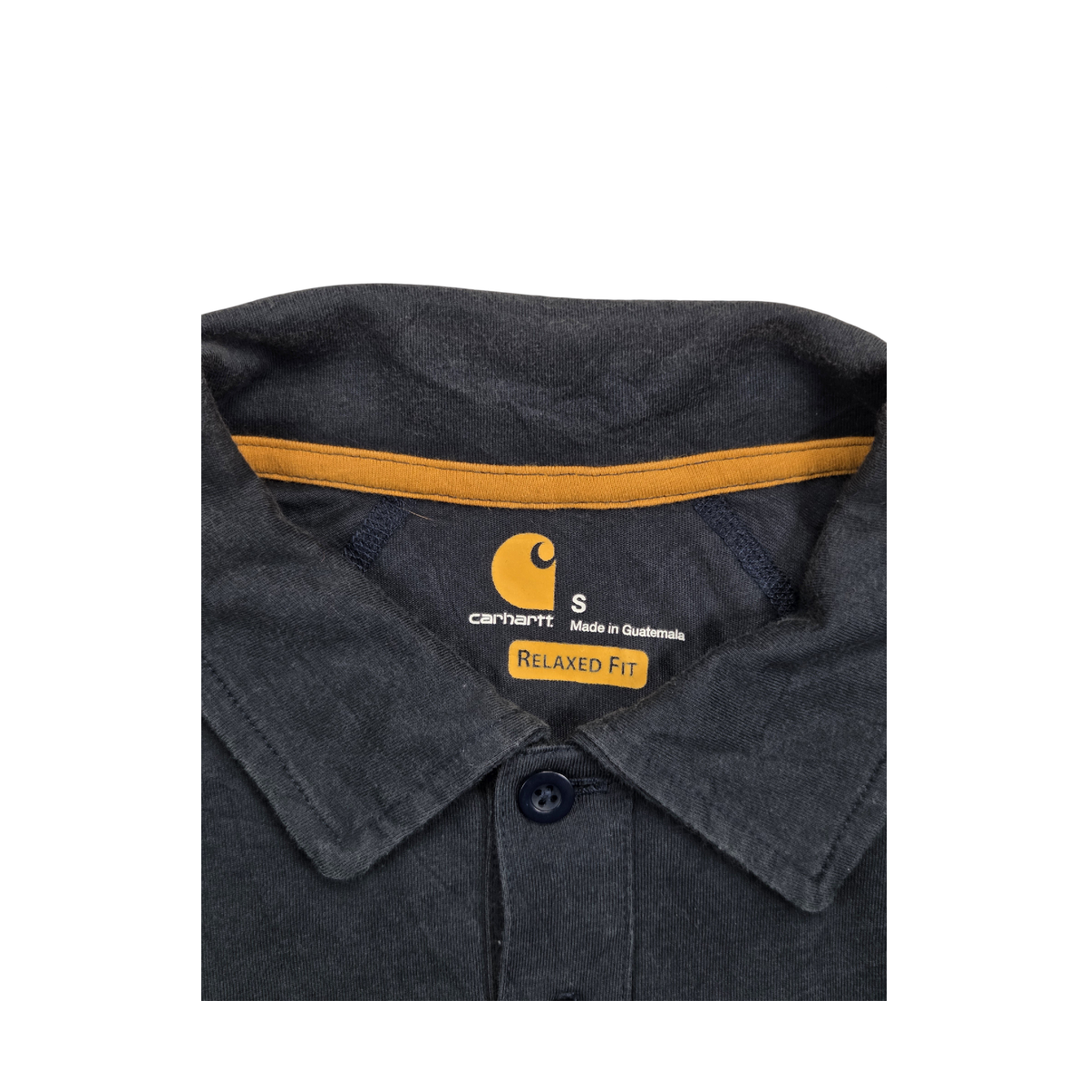 Polo Carhartt bleu marine poche poitrine