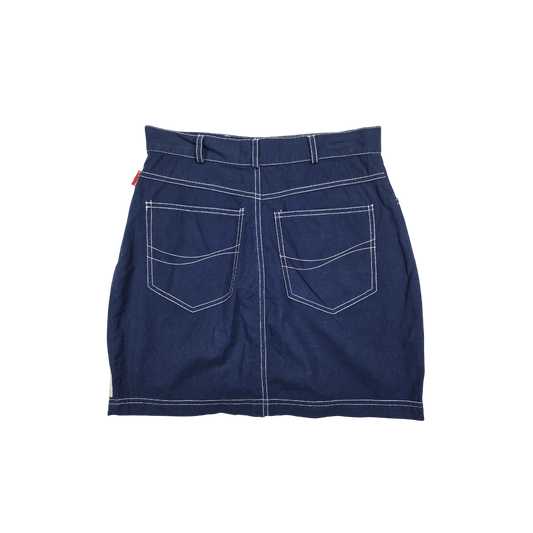 Jupe Coca-Cola bleu marine boutonnée