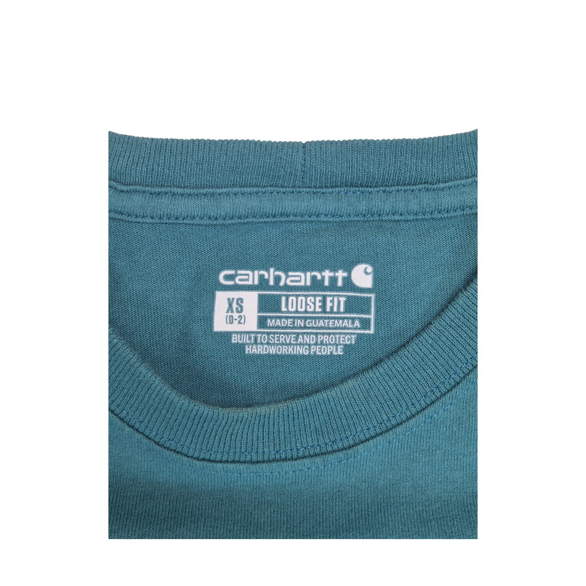 T-shirt Carhartt turquoise poche