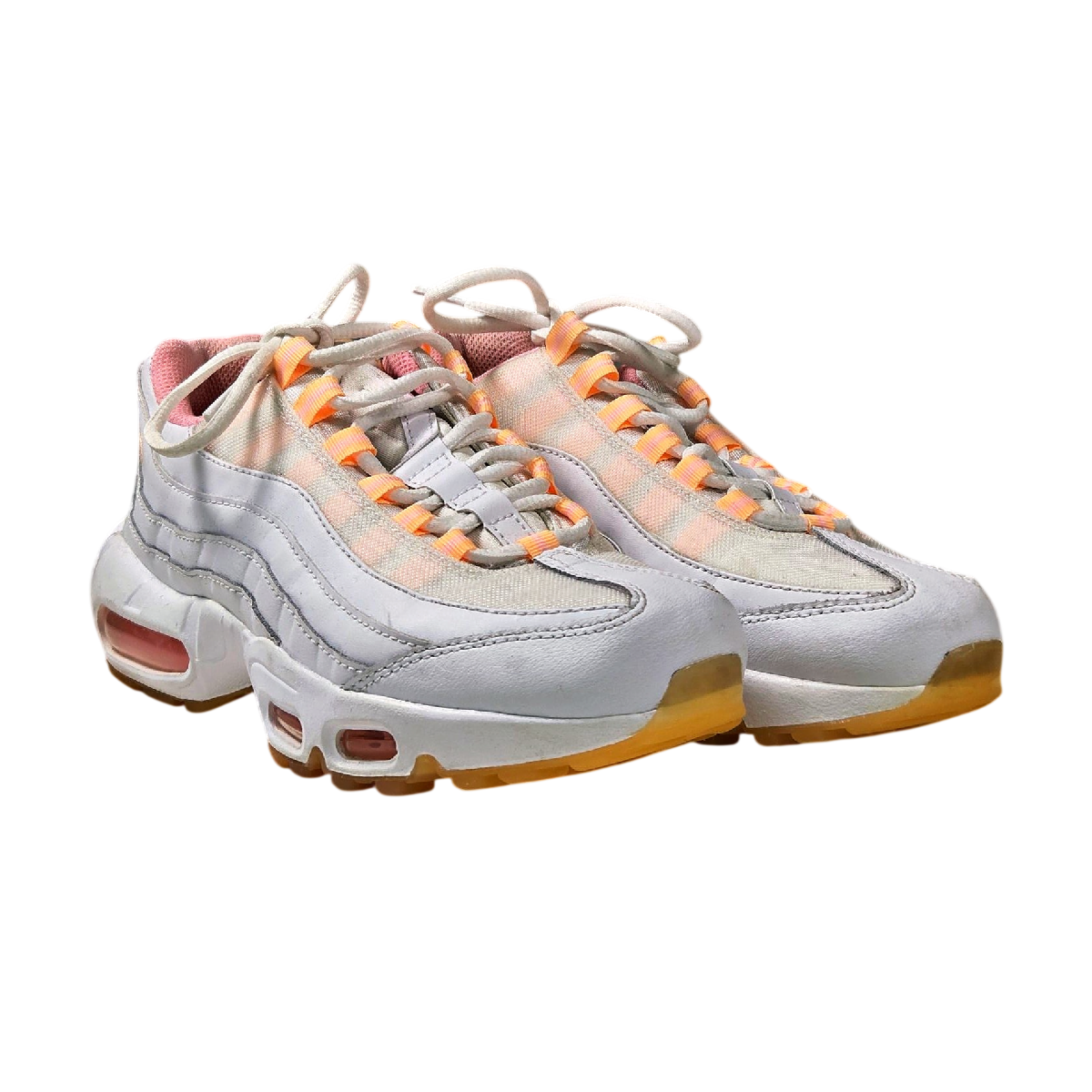 Chaussures Nike Air Max 95 White Artic Punch Melon Tint