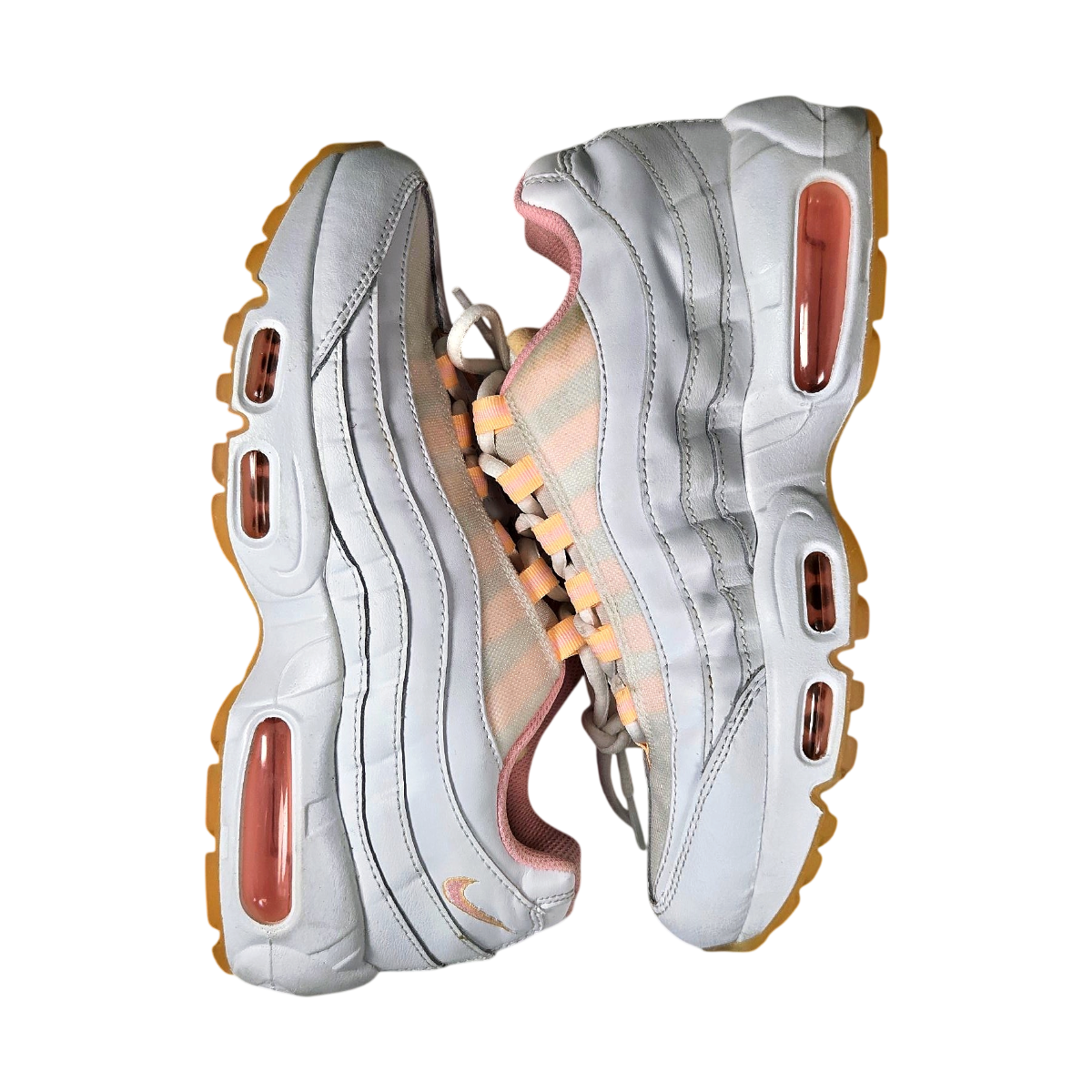 Chaussures Nike Air Max 95 White Artic Punch Melon Tint