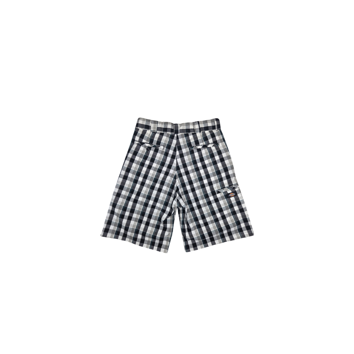 Short Dickies à carreaux noir et blanc