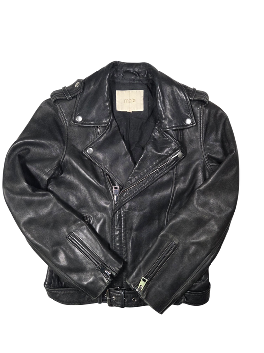 Veste en cuir Maje