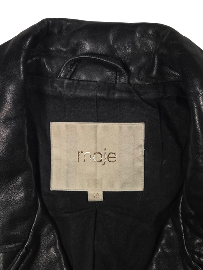 Veste en cuir Maje
