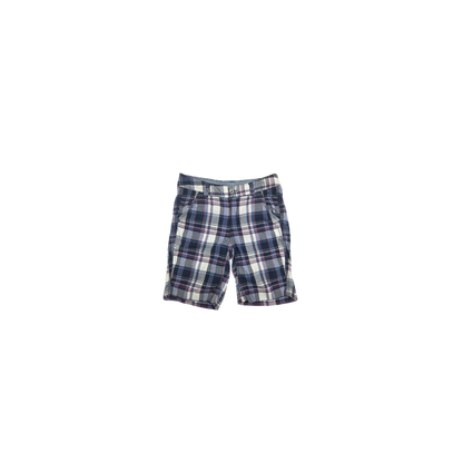 Short Carhartt à carreaux bleu et rouge