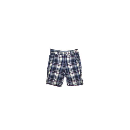 Short Carhartt à carreaux bleu et rouge