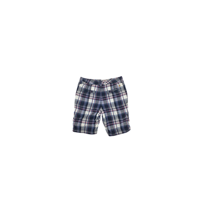 Short Carhartt à carreaux bleu et rouge