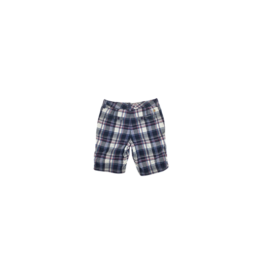 Short Carhartt à carreaux bleu et rouge