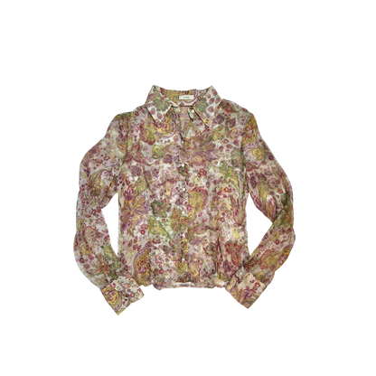 Chemise Jellico multicolore motif cachemire