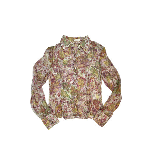 Chemise Jellico multicolore motif cachemire