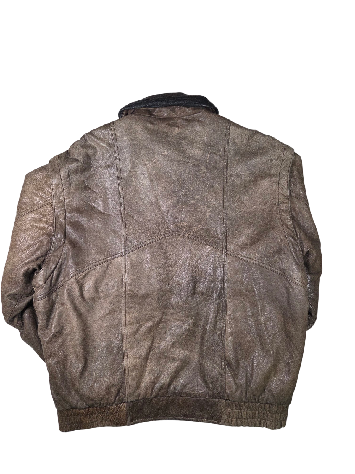 Veste en cuir Trapper
