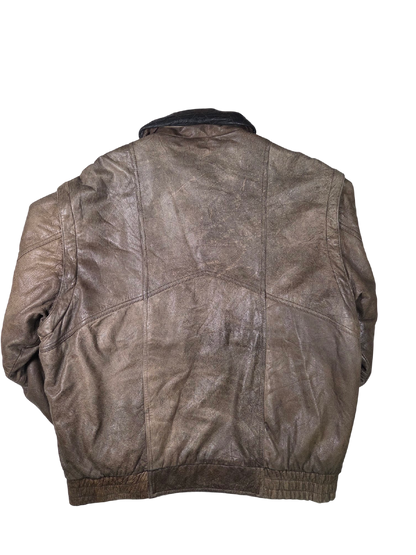 Veste en cuir Trapper