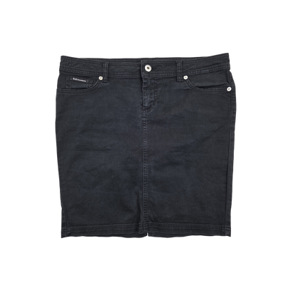Jupe droite D&G Dolce&Gabbana noire denim
