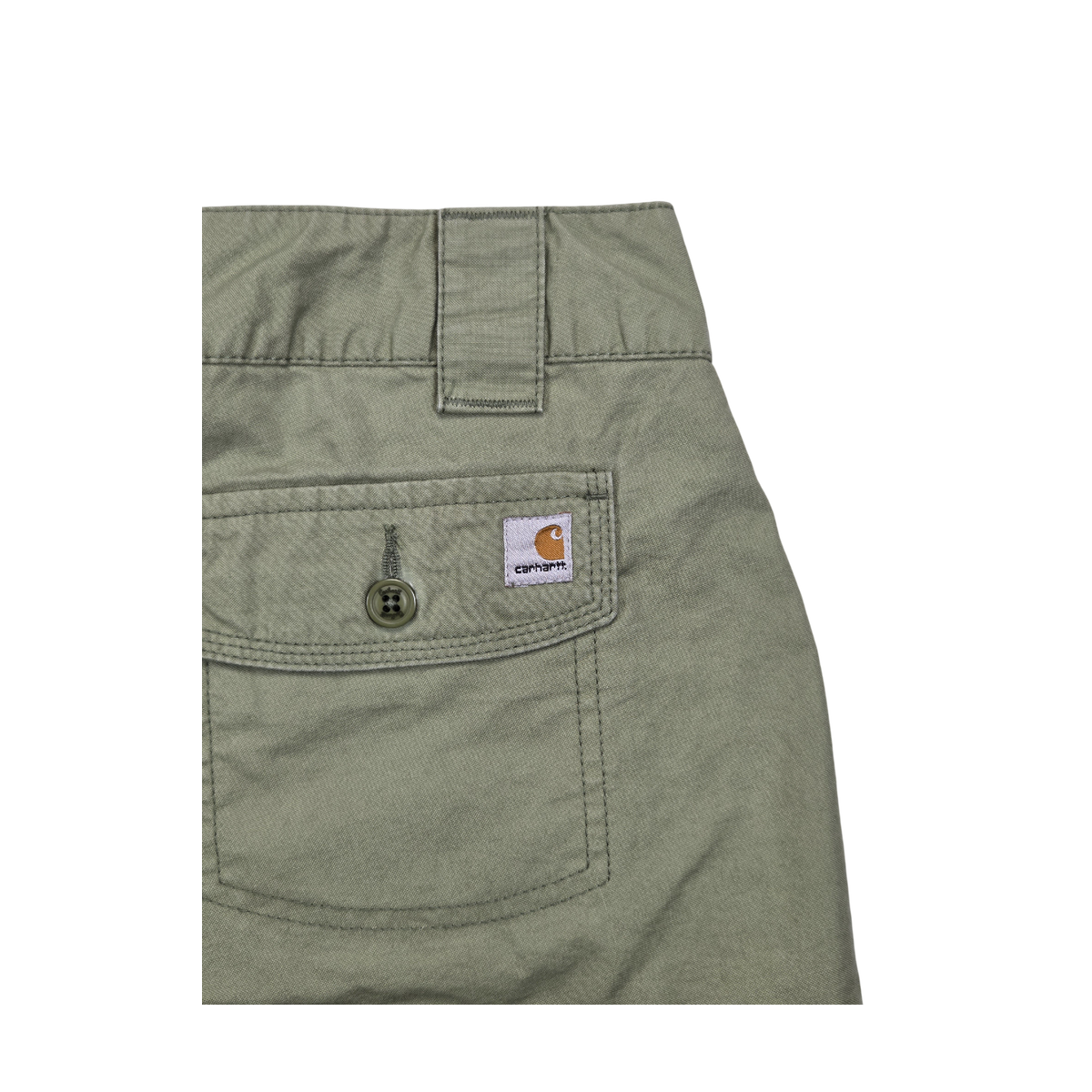 Shorts Carhartt vert olive poches à rabat