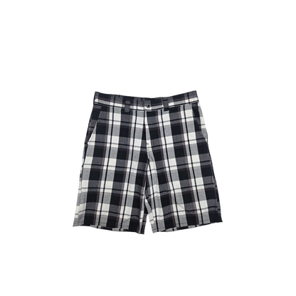 Short Dickies à carreaux noir et blanc