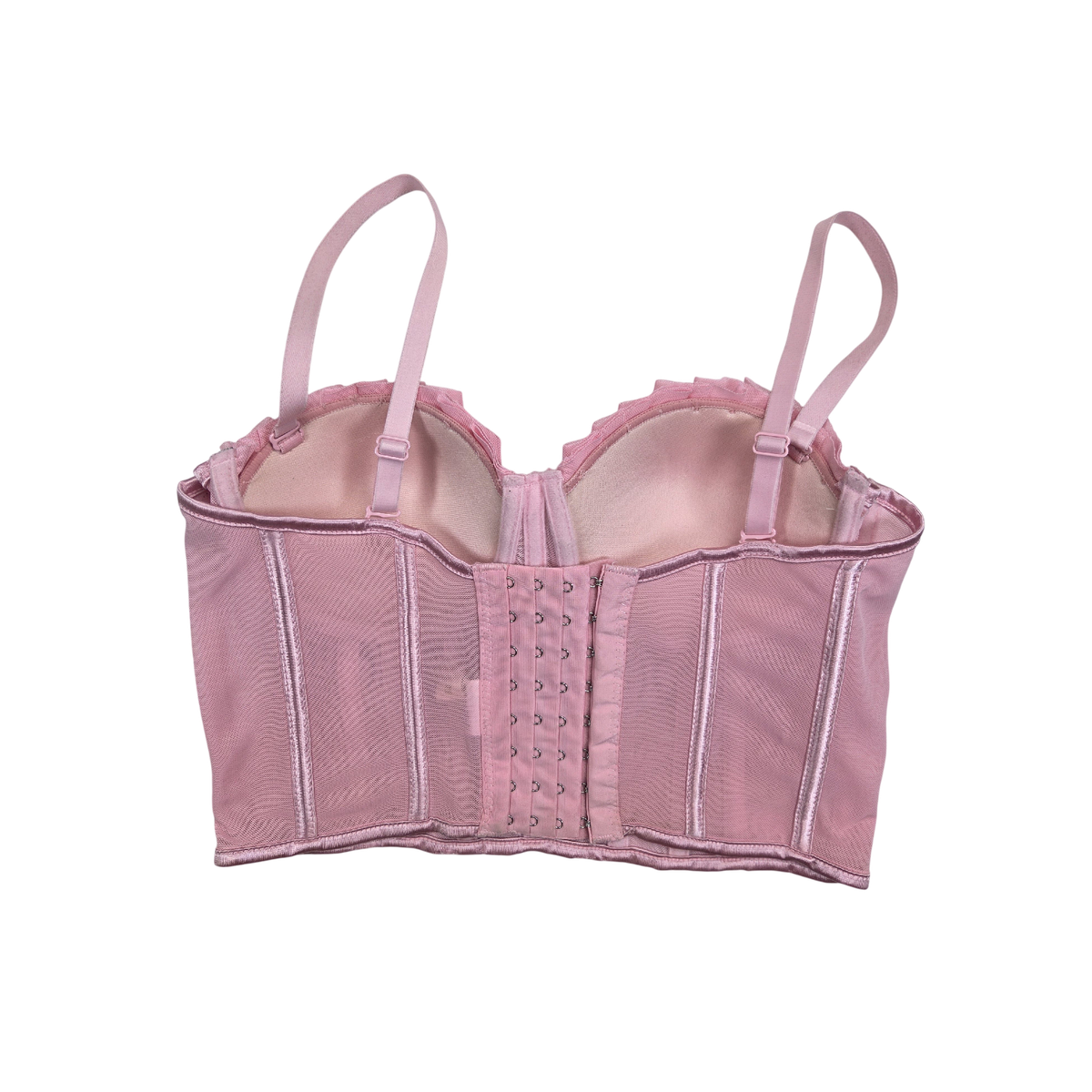 Corset Monique rose pâle structuré