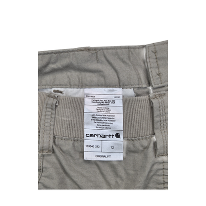 Short Carhartt beige clair cargo